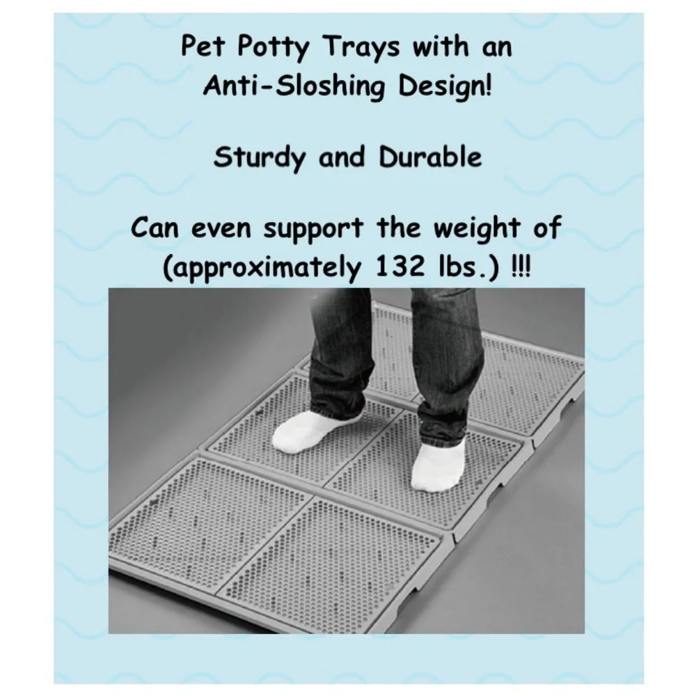 Indoor Dog Pet Puppy Potty Training Toilet Tray Pad Holder - Giant Size